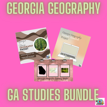 Preview of Georgia Studies Geography BUNDLE~ A Week of Engaging Activities~SS8G1