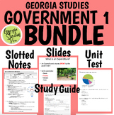Georgia Studies Government Part 1 BUNDLE SS8CG1 SS8CG2 SS8CG3