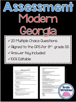 Georgia Modern Georgia Assessment by Wrinkles
