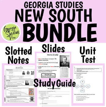 Preview of Georgia Studies New South BUNDLE SS8H7