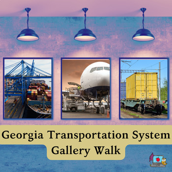 Preview of Georgia Transportation Systems Student Gallery Walk Activity (SS8E1)- No prep!