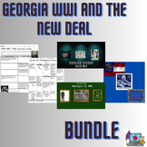 Georgia WWI & Great Depression BUNDLE: FDR, New Deal, Talmadge