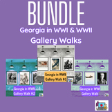 Georgia in WWI & WWII Gallery Walk Bundle SS8H9- No Prep C