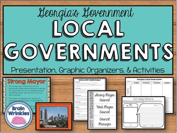 Preview of Georgia's Government: Local Governments (SS8CG5)