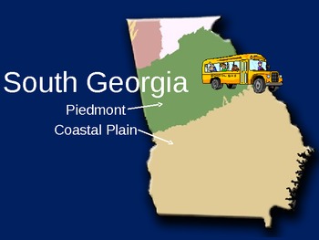 Preview of Georgia's Geography: Road Trip to South Georgia PowerPoint