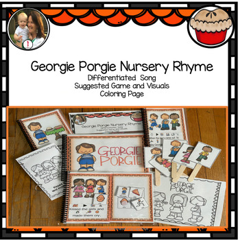 Preview of Georgie Porgie, Nursery Rhyme,  Circle Time Song, Interactive