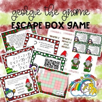Preview of Georgie the Gnome Escape Box Game BUNDLE