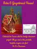 Gorgeous 3-D Gingerbread House Printable! In Spanish & Eng