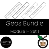 Geos Bundle Module 1- Set 1