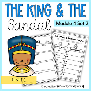 Preview of Geos Level 1- The King & the Sandal Module 4 Set 2