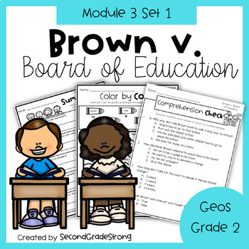 Preview of Geos- Brown v. Board of Education Mod 3 Set 1 (Level 2)