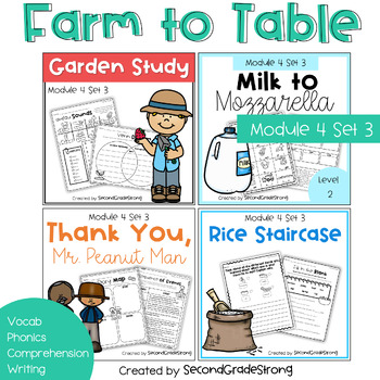 Preview of Geos Level 2 Farm to Table- Module 4 Set 3 BUNDLE