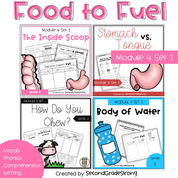 Preview of Geos Level 2 Food for Fuel- Module 4 Set 1 BUNDLE