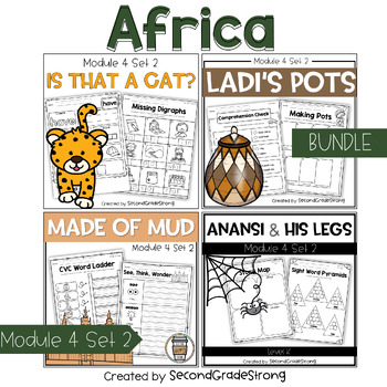 Preview of Geos Level K Africa - Module 4 Set 2 BUNDLE