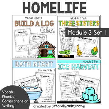 Preview of Geos Level K Homelife - Module 3 Set 1 BUNDLE
