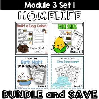 Preview of Geos - Level K - Module 3 SET 1 Homelife - BUNDLE