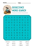 Geoscience Wordsearch - 6 to 8 year olds