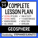 Geosphere (Inside Earth) Lesson | Printable & Digital