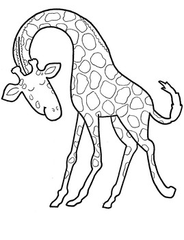 Download Gerald The Giraffe Coloring Sheet by Preschool Mom Diaries ...