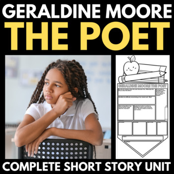 Preview of Geraldine Moore the Poet Short Story Unit | Black Authors | Short Story Activity