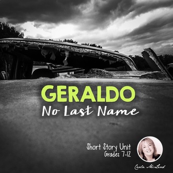 Preview of Geraldo No Last Name by Sandra Cisneros Short Story Unit