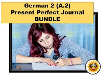 Preview of German 2 (A.2)  Present Perfect Journal  BUNDLE