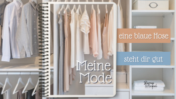Preview of German 2: Meine Mode - Zero Prep Bundle