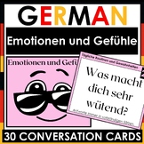 German - 30 Speaking / Conversation Cards - Emotionen und Gefühle