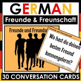 German - 30 Speaking / Conversation Cards - FREUNDE und FR