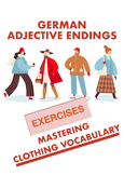 German Adjective Declension, Exercises (Clothes) | Übungen