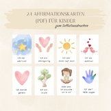 German Affirmation Cards (PDF) l Growth Mindset l Digital 