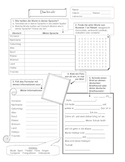 German "All About Me" Printable