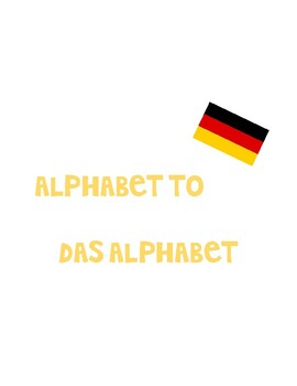 Preview of German Alphabet Flashcards!