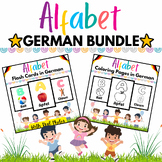 German Alphabet Letter Flashcards & Coloring Pages for Kid