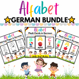 German Alphabet Letter Flashcards & Coloring Pages for Kid