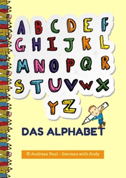 Preview of German Alphabet Writing Worksheets + Free Digital Learning App