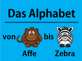 German (Deutsch) - Alphabet With Pictures - PowerPoint + F