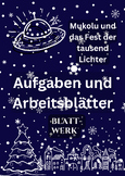 German: Arbeitsblätter zur Weihnachtsgeschichte "Mukolu"/A