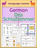 German Bedroom - Das Schlafzimmer - Vocabulary activities,