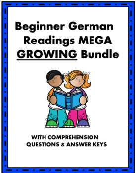 Preview of German Beginner Reading MEGA Bundle: 61+ Lesungen @55% off! (GROWING)