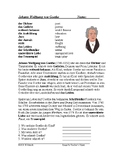 Johann Wolfgang von Goethe German Biography: Deutsche Biografie