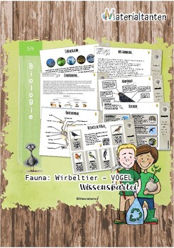 Preview of German: Biologie Thema Vögel - Wissenskartei