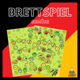 Vegetables - board game A4 for learning German for kids wi
