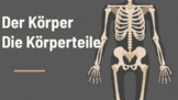 German Body Parts Google Forms Matching Quiz die Körpertei