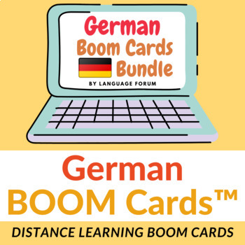 Preview of BOOM CARDS German Boom Cards Bundle for vocabulary practice