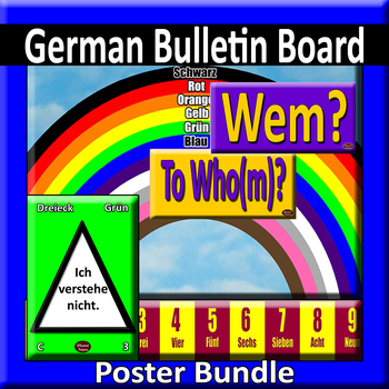 Preview of German Bulletin Board Bundle