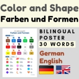German COLORS SHAPES | German English colour shapes | Farb