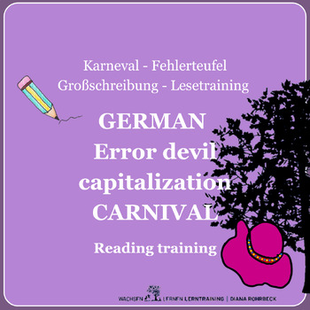 Preview of German: Carnival error devil capitalization - Großschreibung