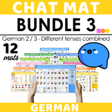 German Chat Mat Bundle 3 - Different Tenses Combined - Out
