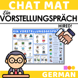 German Chat Mat - Ein Vorstellungsgespräch - Job Interview